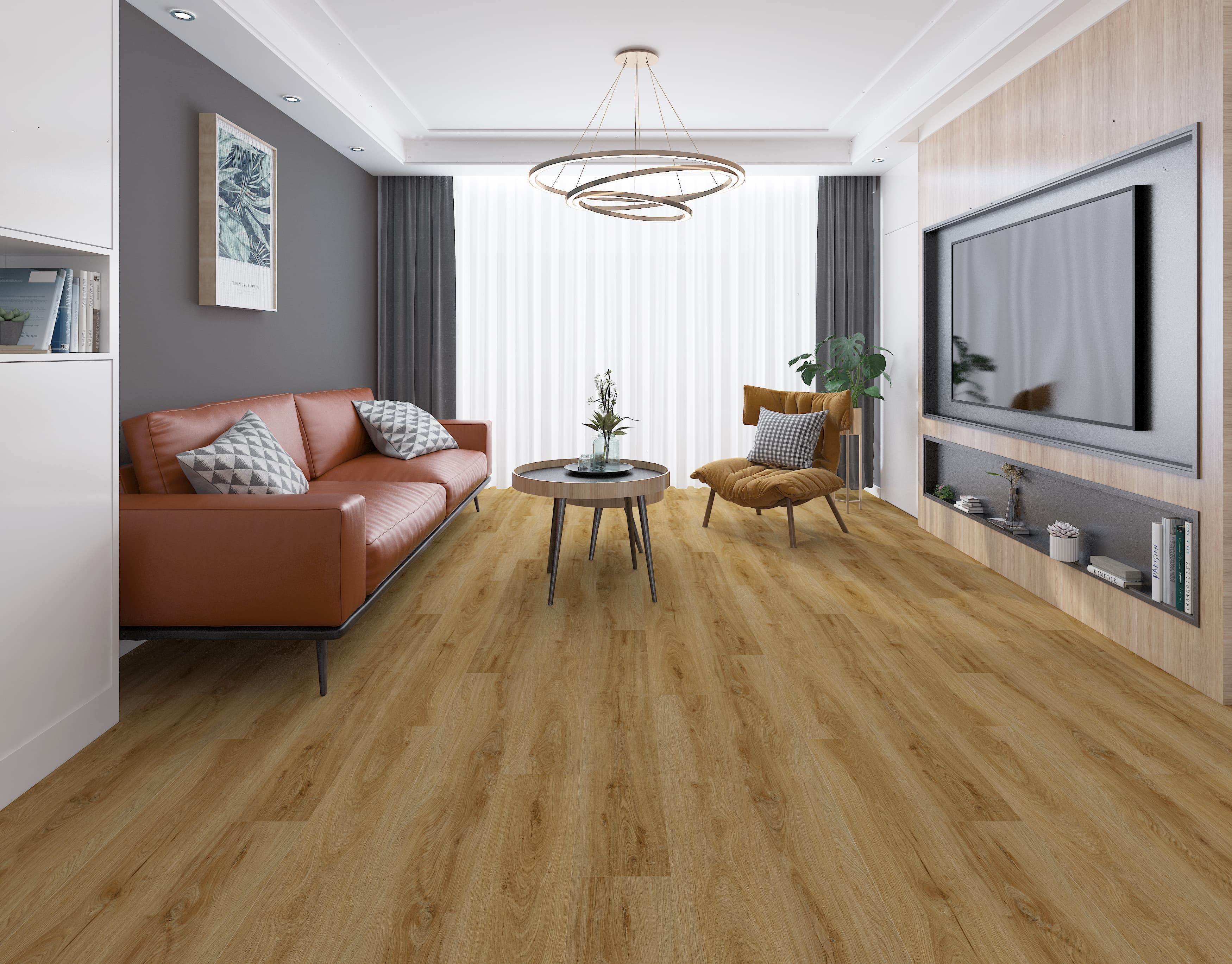 Waterproof Vinyl Plank Flooring - Maryland Beach - room scene