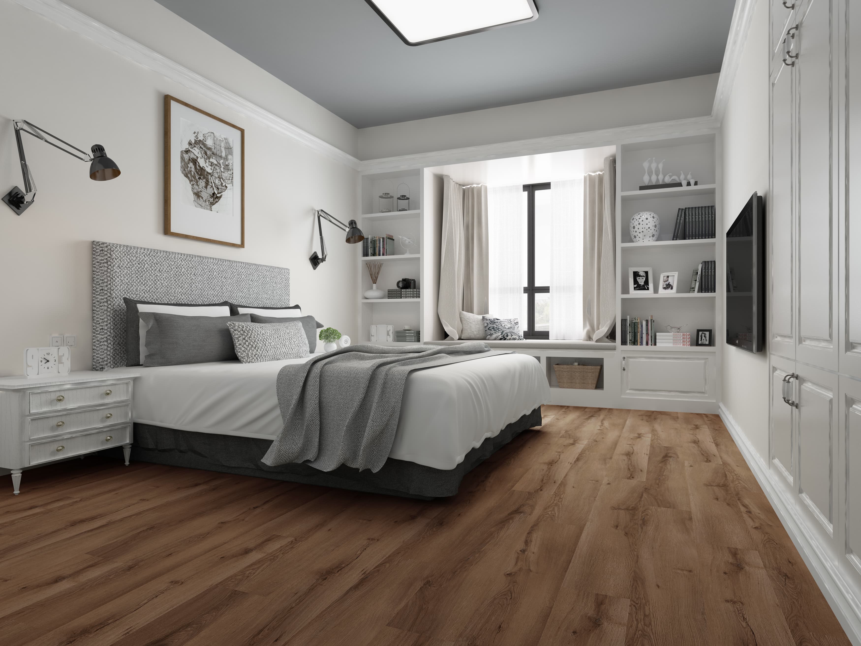 Waterproof Vinyl Plank Flooring - Tennessee Whiskey - room scene